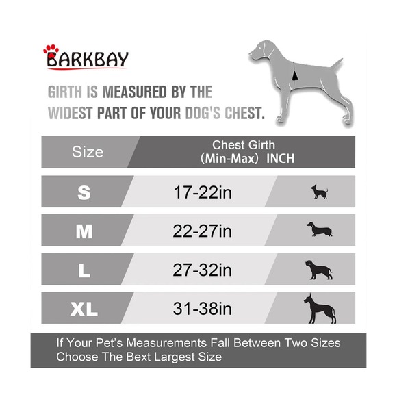No Pull BARKBAY Dog Harness * Strong Durable, Soft, Size XL Ideal for Adventures - Picture 2 of 8